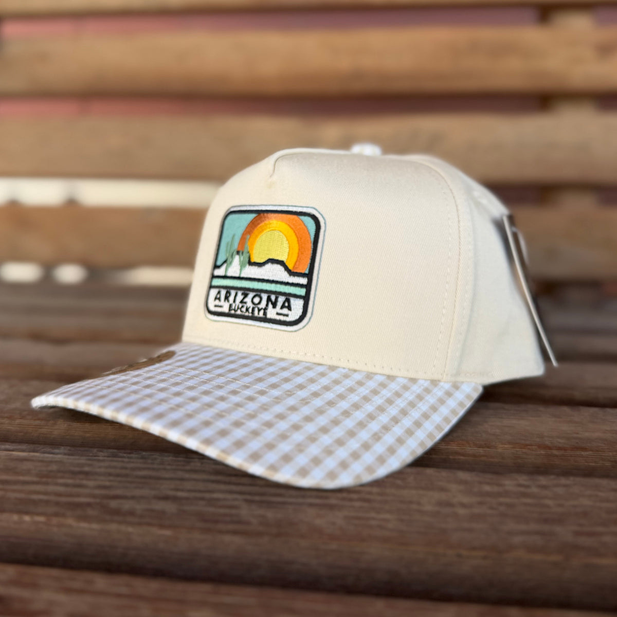 Arizona Sunrise Checkered Hat