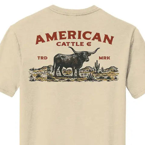 American Cattle Co - Desert Longhorn Tee