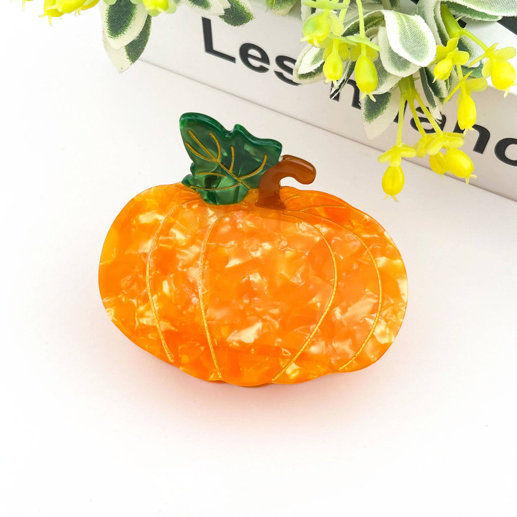 Pumpkin Claw Clip