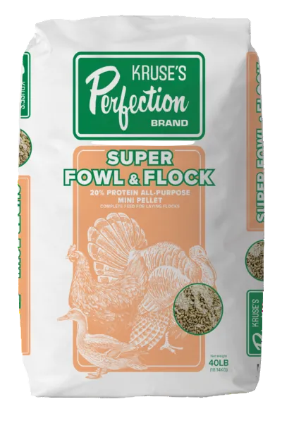 Kruse - Super Fowl & Flock All purpose Mini Pellet 1/8 40#