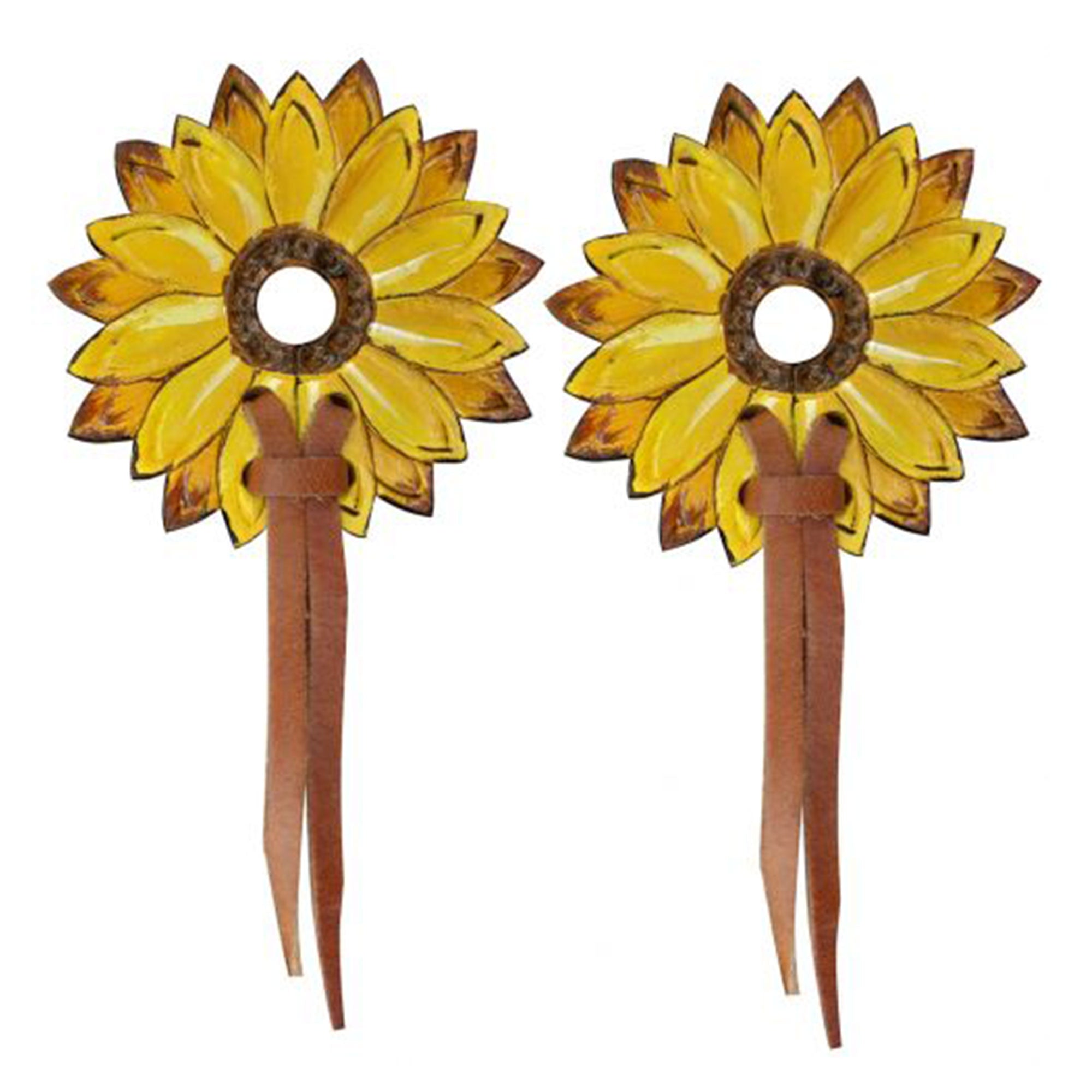 Bit Guards - Showman Leather Hand painted