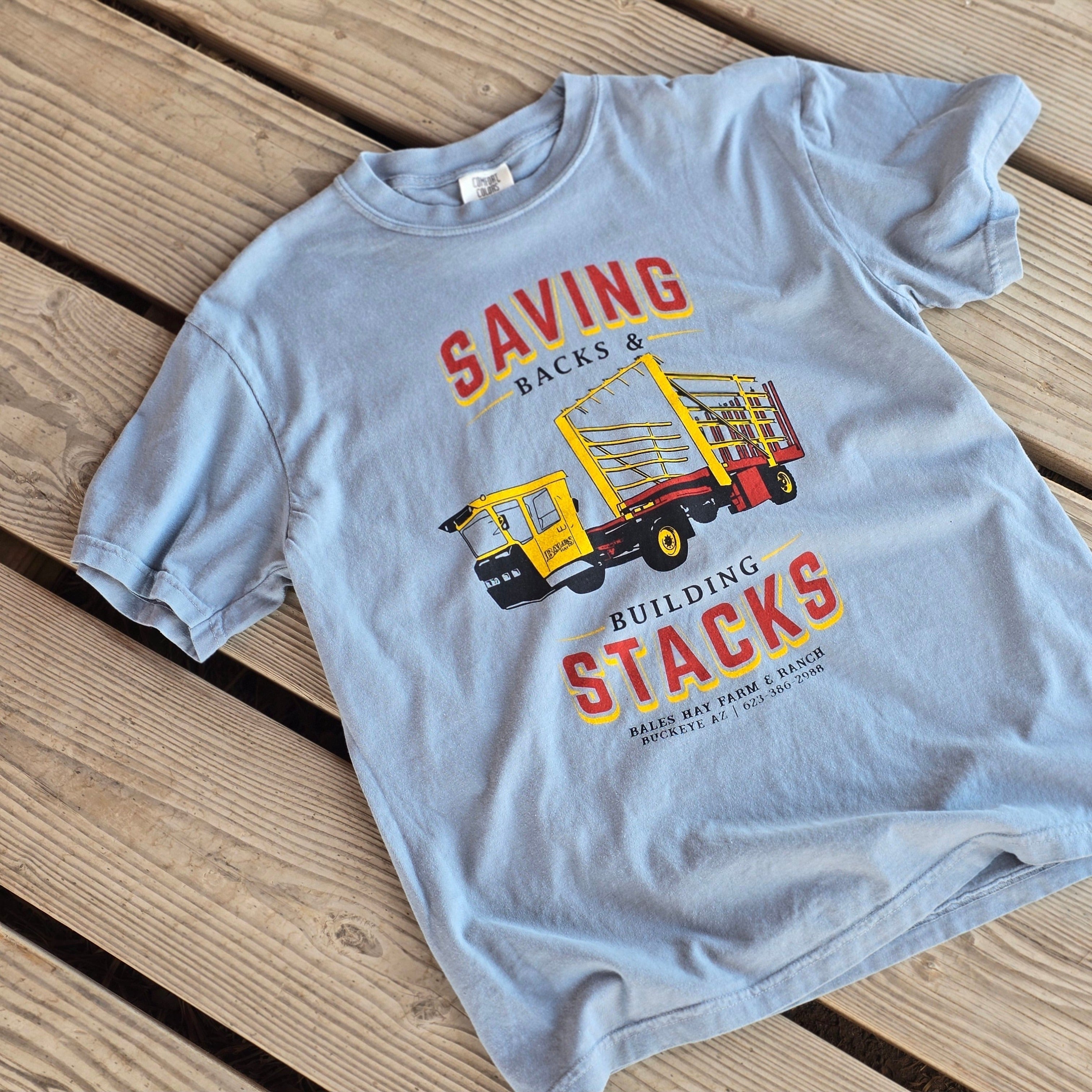 Saving Backs & Building Stacks T-Shirt