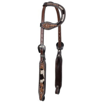 Headstall- Showman Pansy One Ear