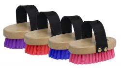 Brush - Showman Junior Size with Horse Decal Bristles.