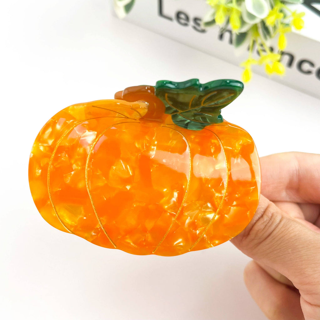 Pumpkin Claw Clip