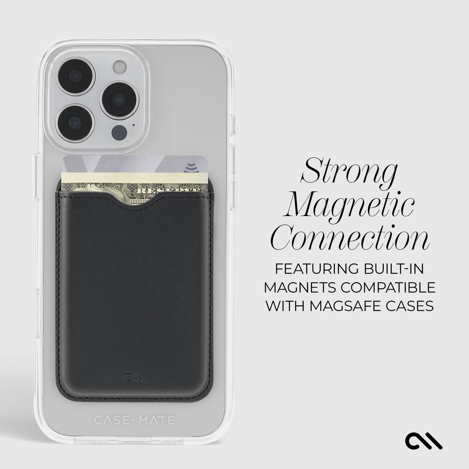 Case-Mate MagSafe Card Holder (Black)
