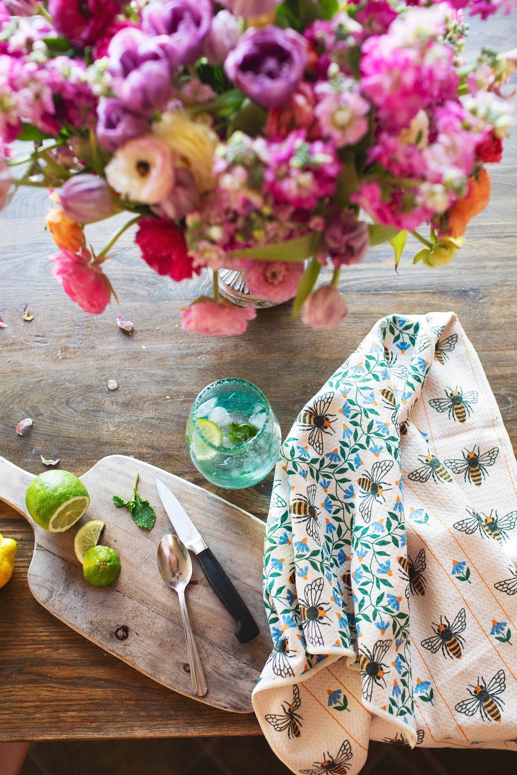 Honeybee Tea Towel