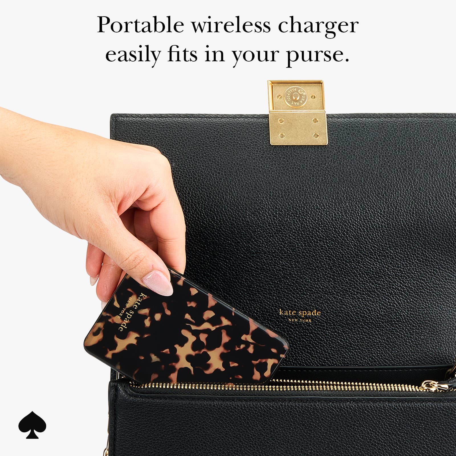 Kate spade new york MagSafe Portable Charger - Tortoise