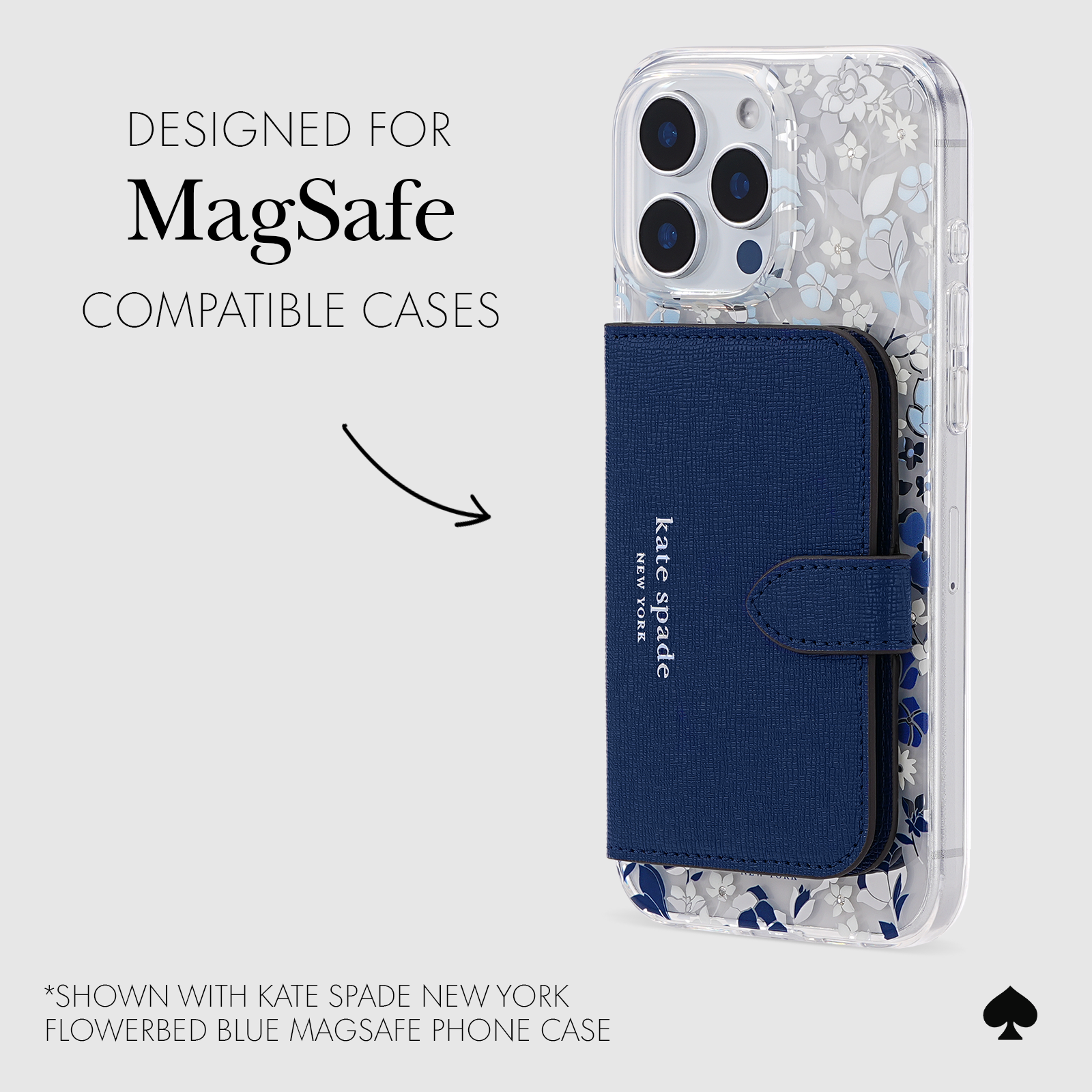 Kate spade new york Morgan Wallet MagSafe Navy