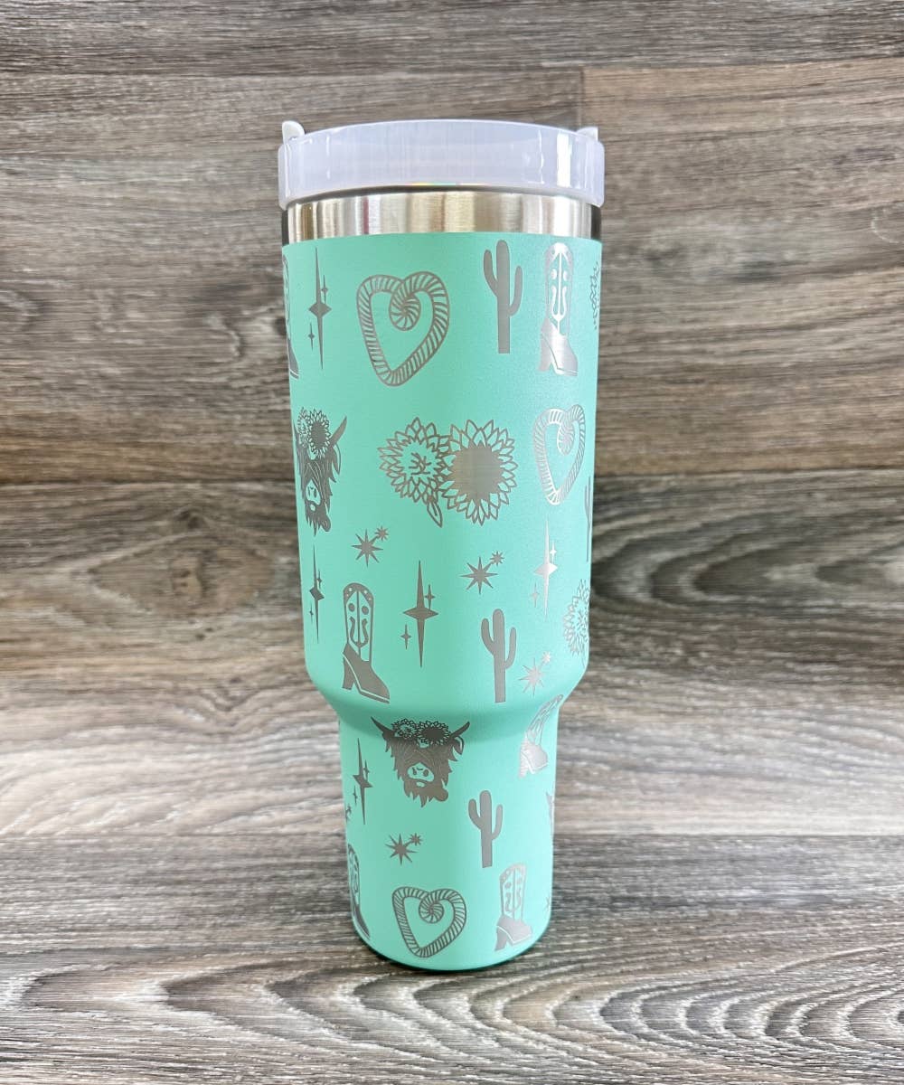 WESTERN STAINLESS STEEL TUMBLERS CUP 40oz