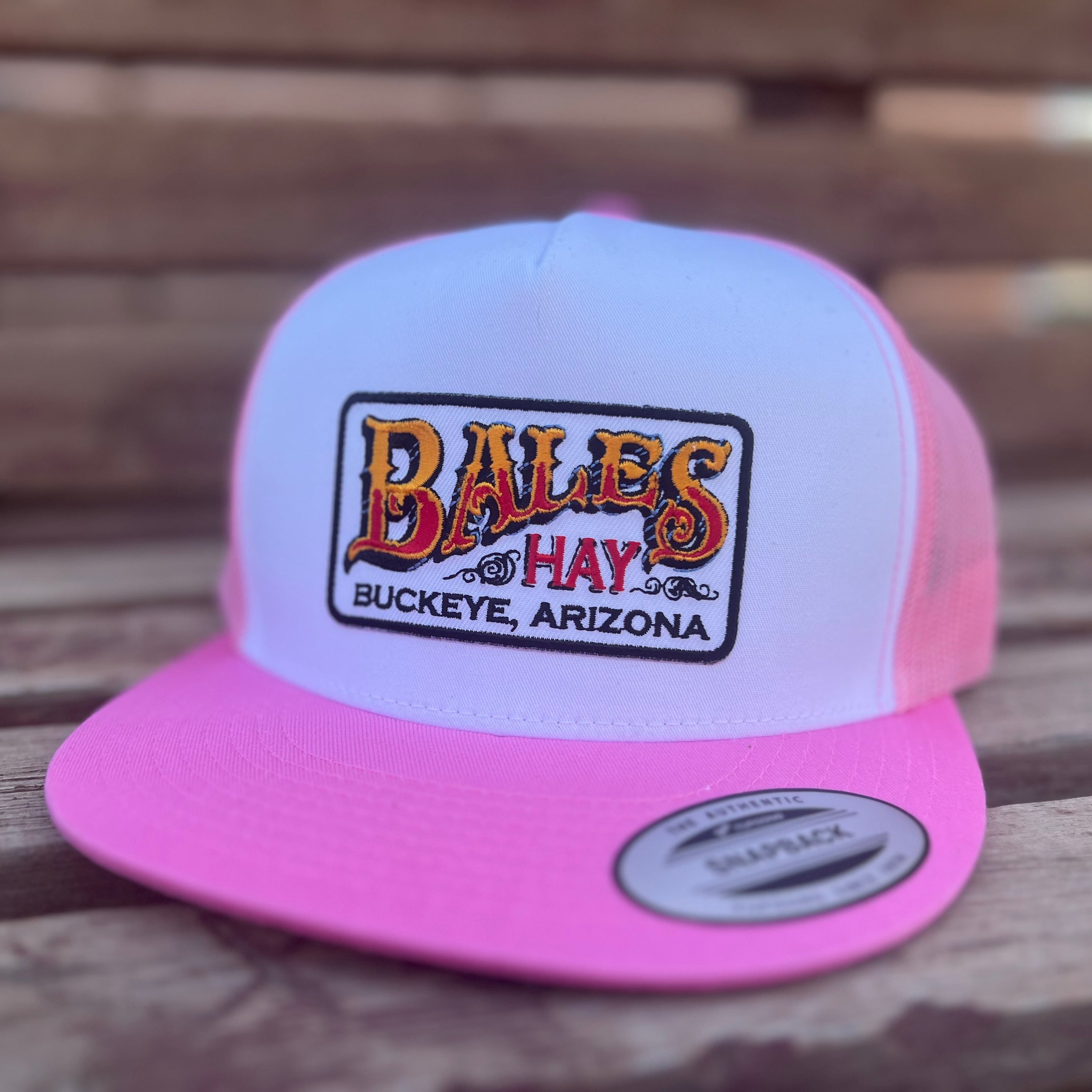 Bales Hay Logo Flat Bill Hat