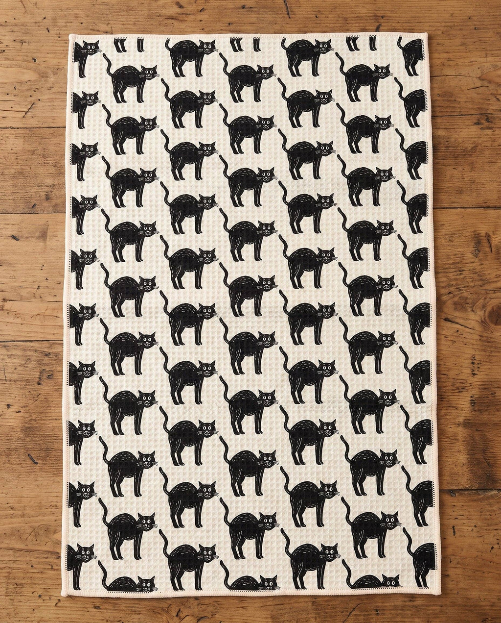 Black Cats Tea Towel