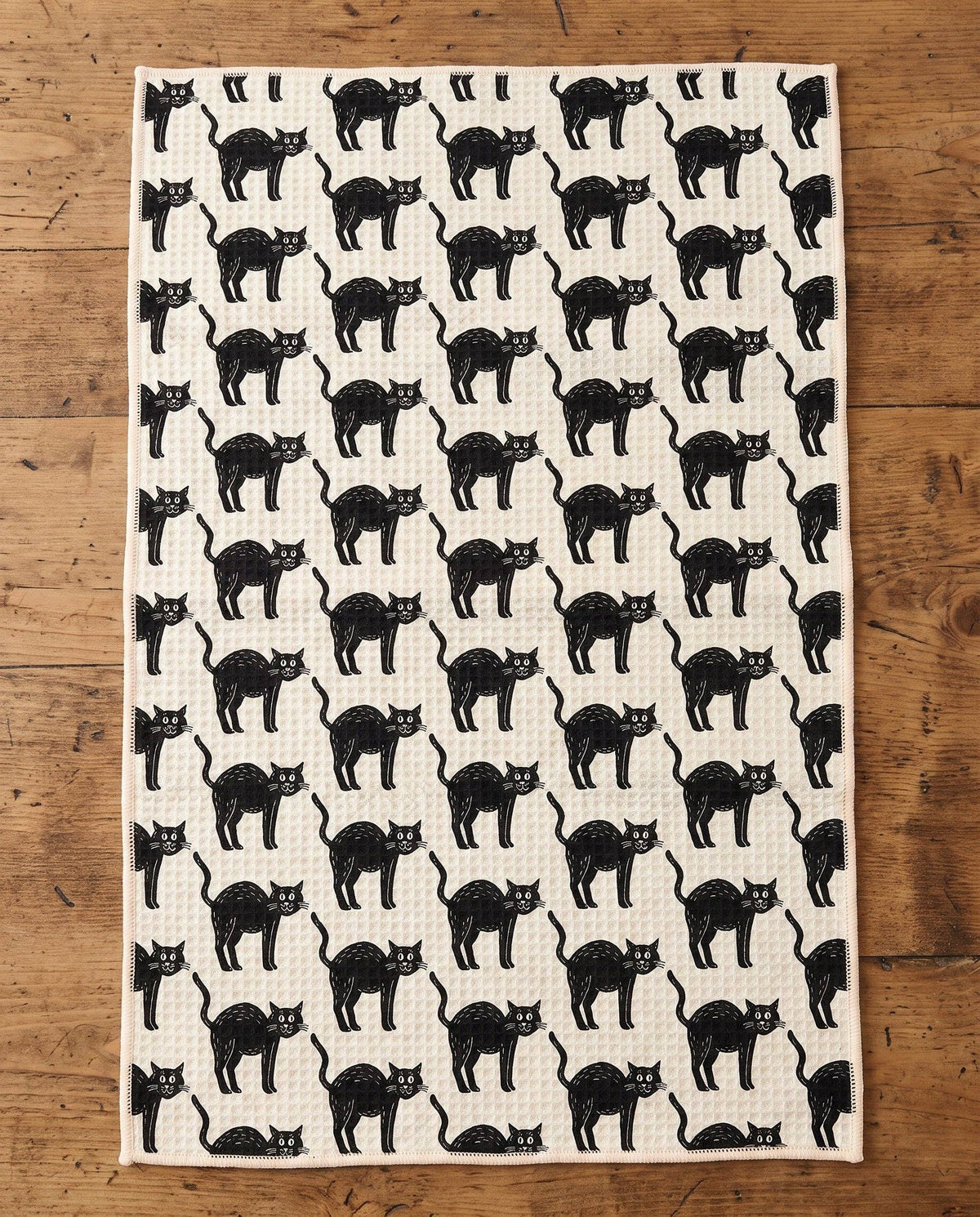 Black Cats Tea Towel
