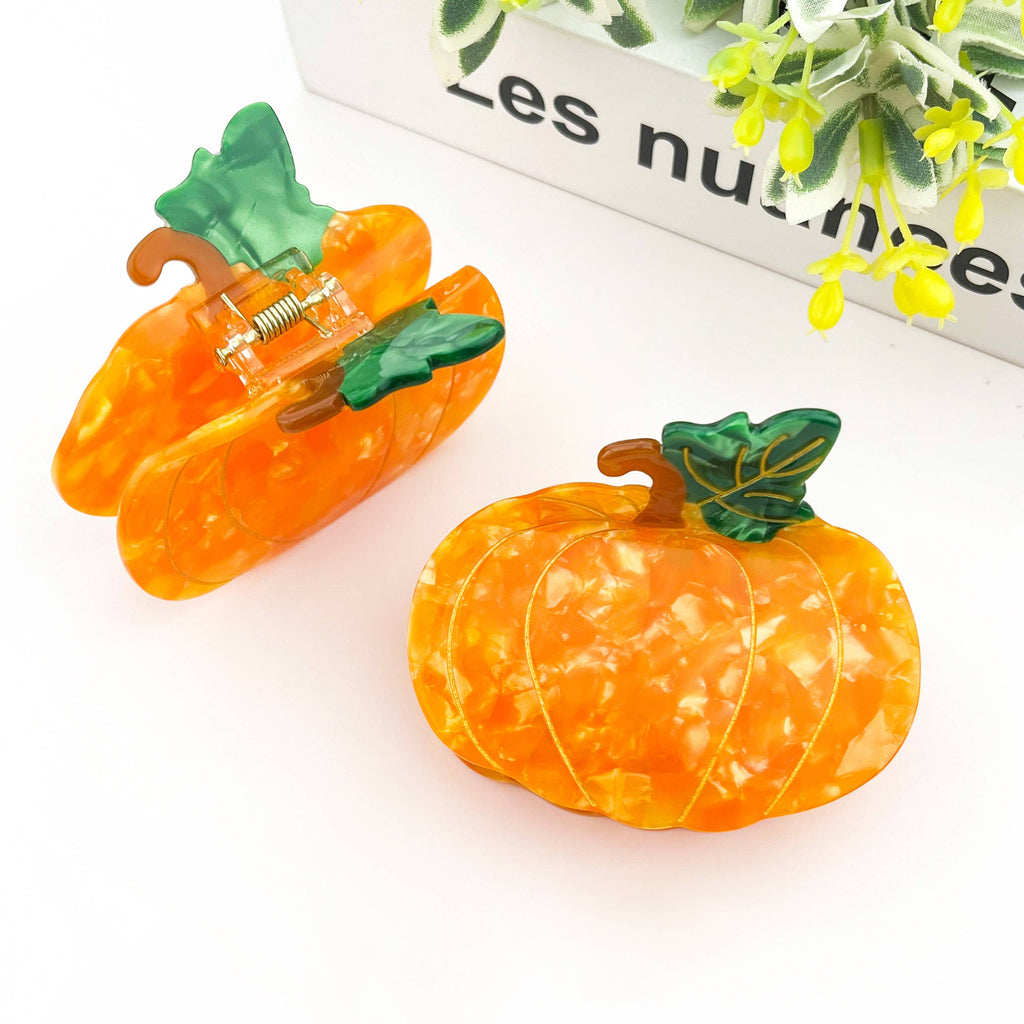 Pumpkin Claw Clip