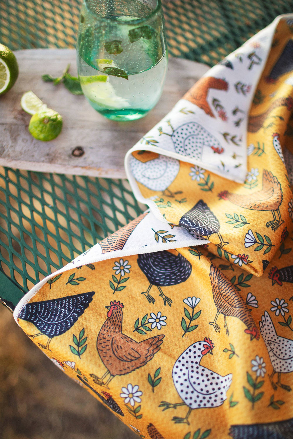 Farmhouse Chicken Tea Towel