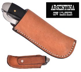 Sheath - Showman Argentina Cow Leather Stitched