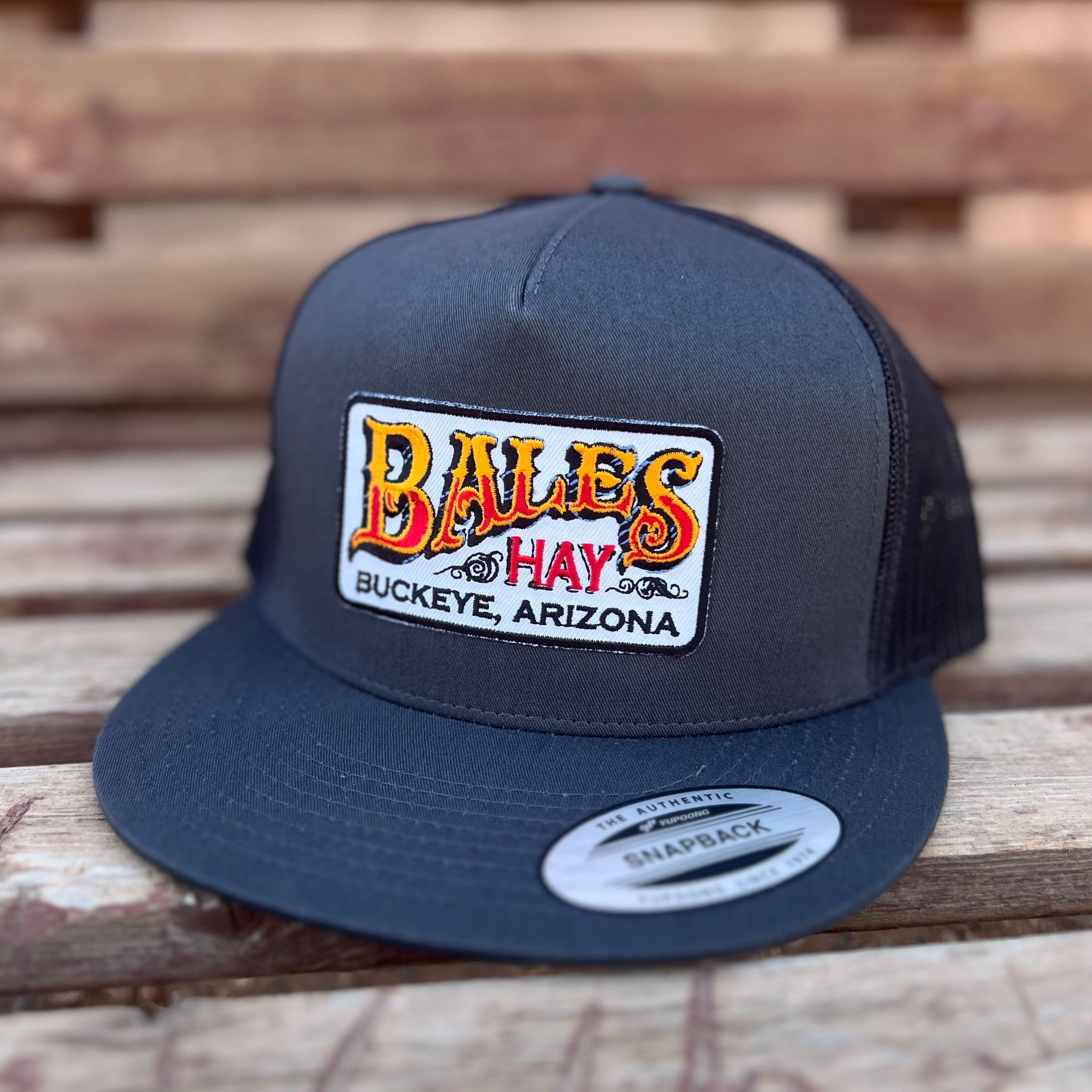 Bales Hay Logo Flat Bill Hat