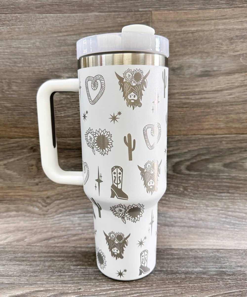 WESTERN STAINLESS STEEL TUMBLERS CUP 40oz