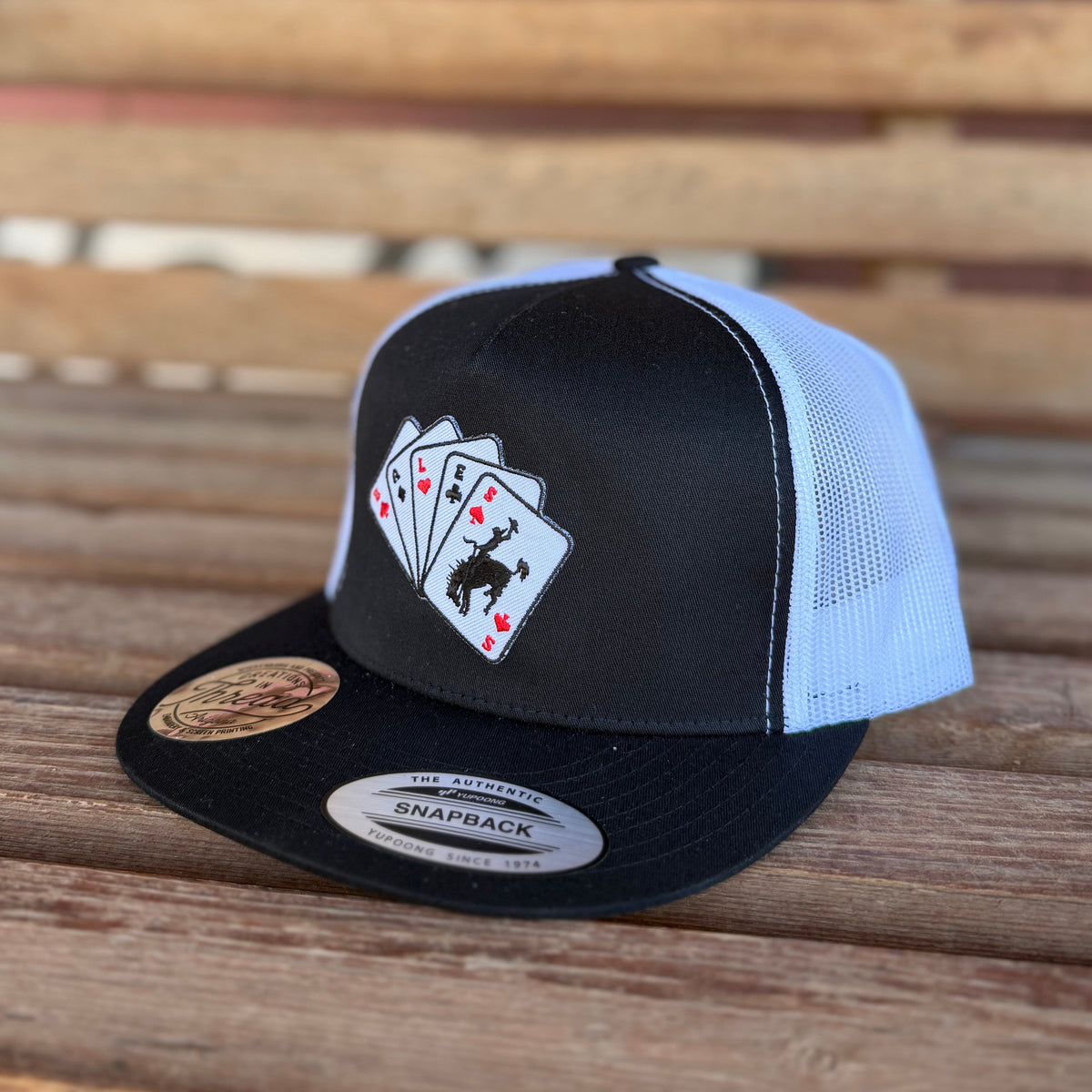 Wild Card Bales Bronc Flat Bill Hat [Multiple Colors]