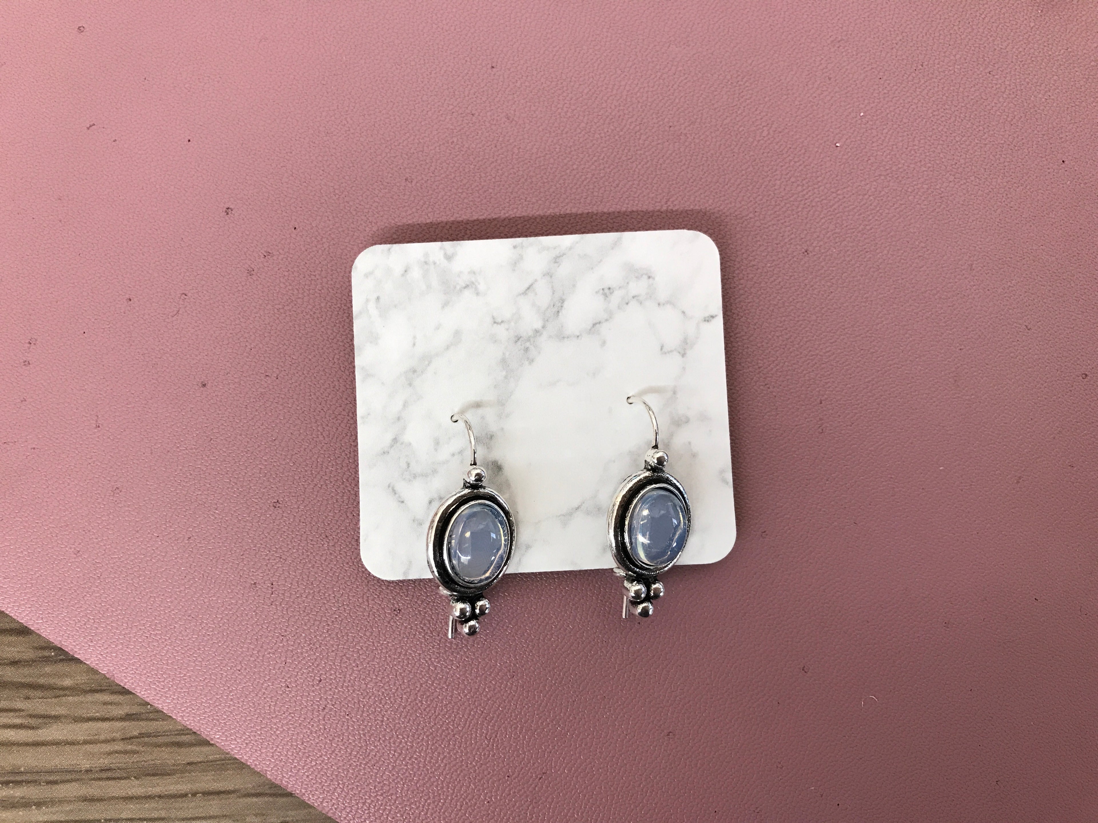 Earrings- Clear Drop