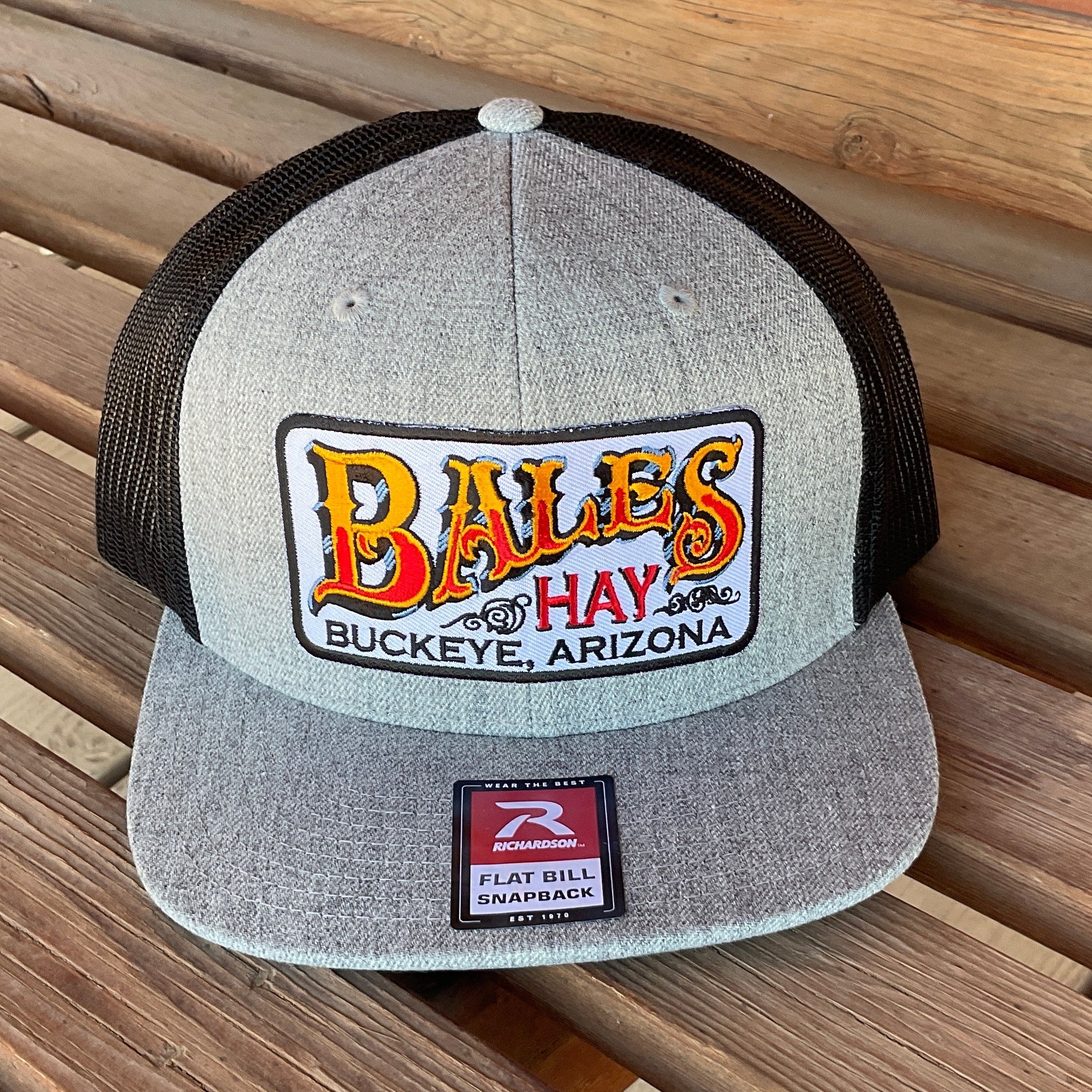 Bales Hay Logo Flat Bill Hat