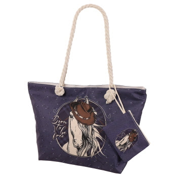 Free Rein Canvas Shoulder Tote