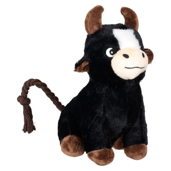 Rope Plush Dog Toy- Steer Squeaker