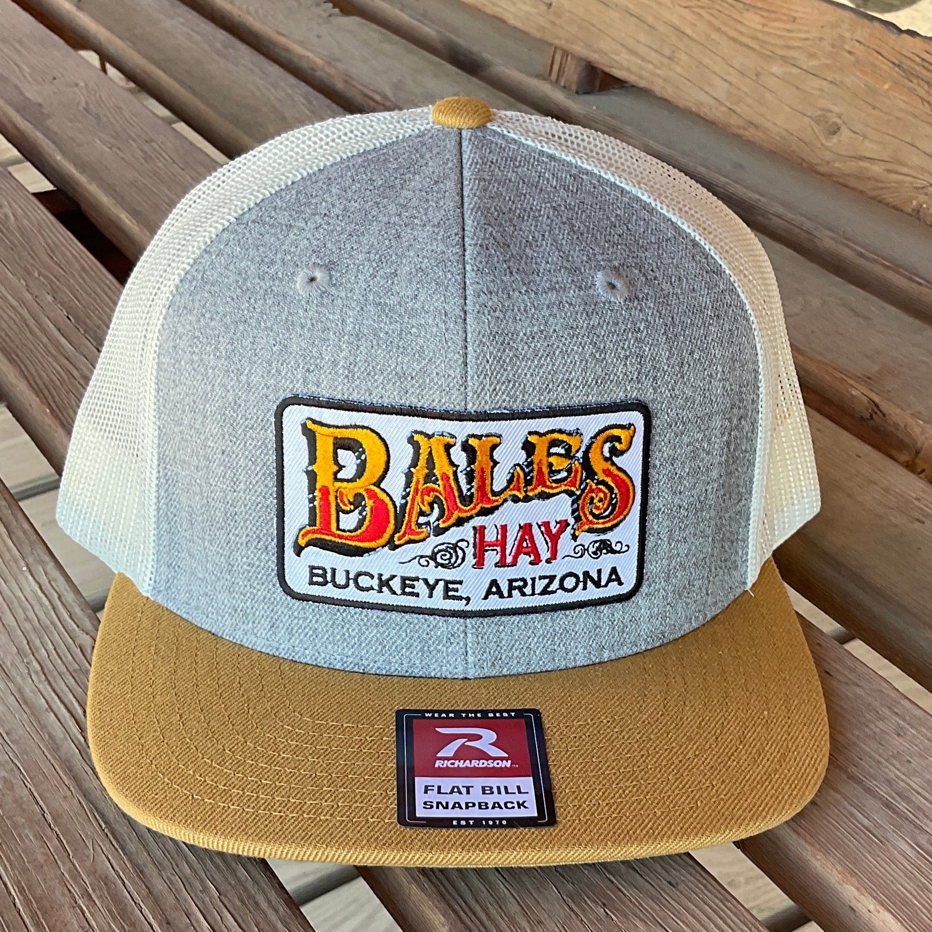 Bales Hay Logo Flat Bill Hat
