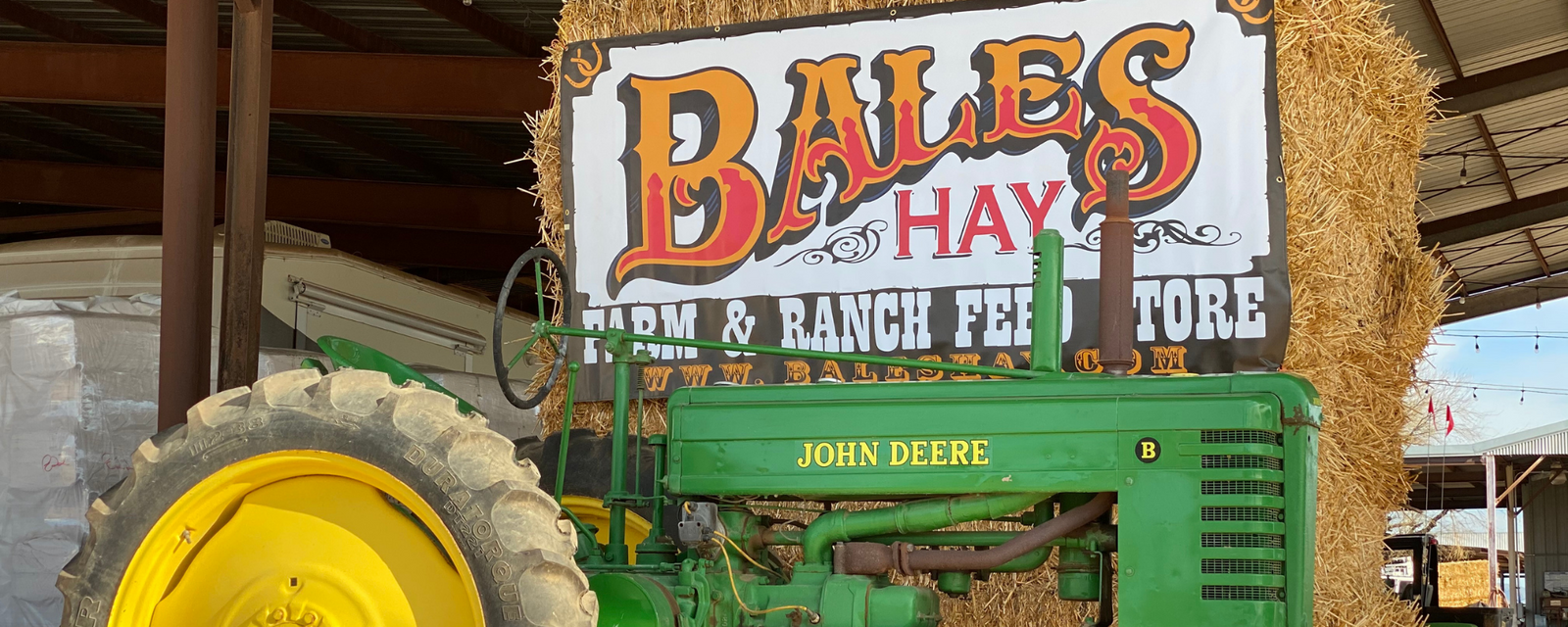 Bales Hay Brand - Tumbler: 30oz Green - Bales Hay Sales/1891 Homestead