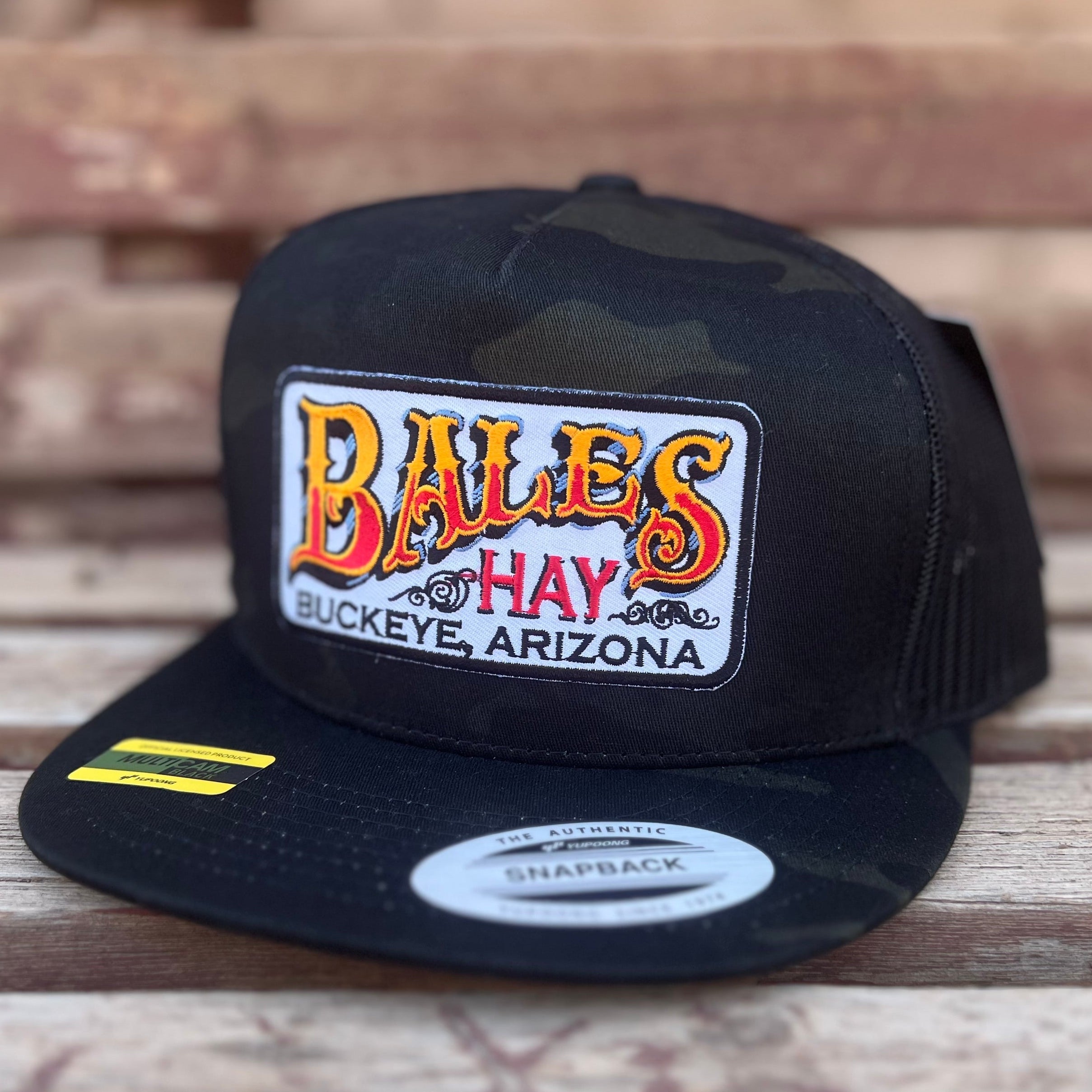 Bales Hay Logo Flat Bill Hat