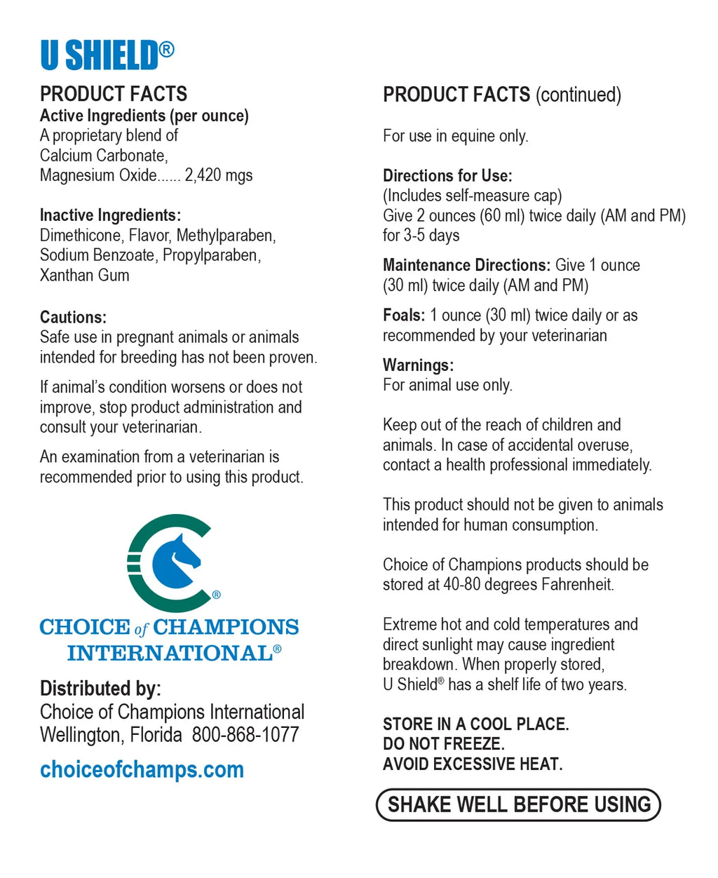 U Shield - Choice of Champions [Multiple Sizes]