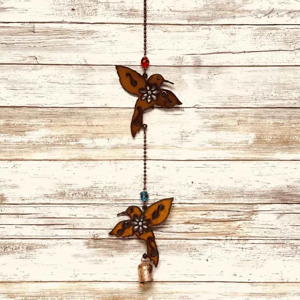 Hummingbird Metal Garden Chime