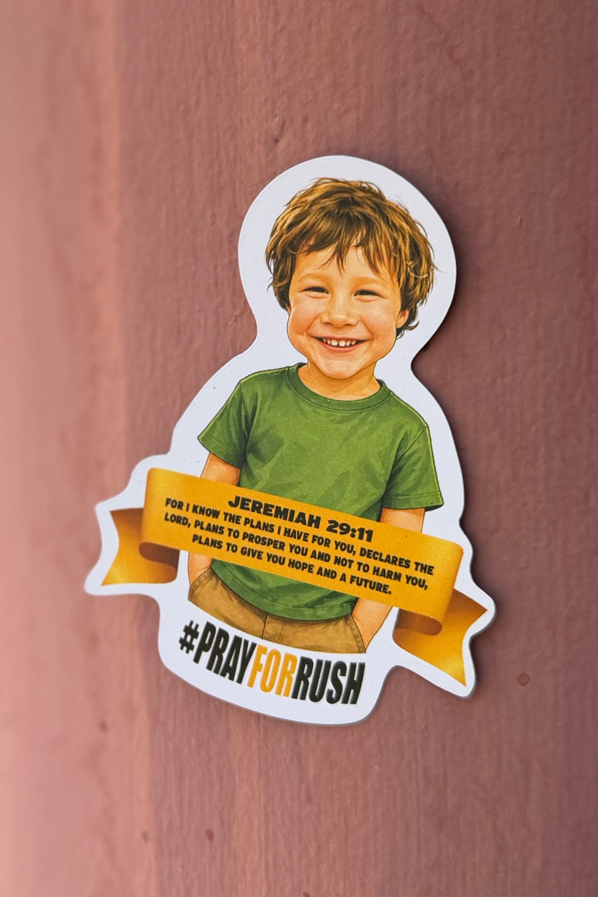 Pray for Rush Sticker & Magnet