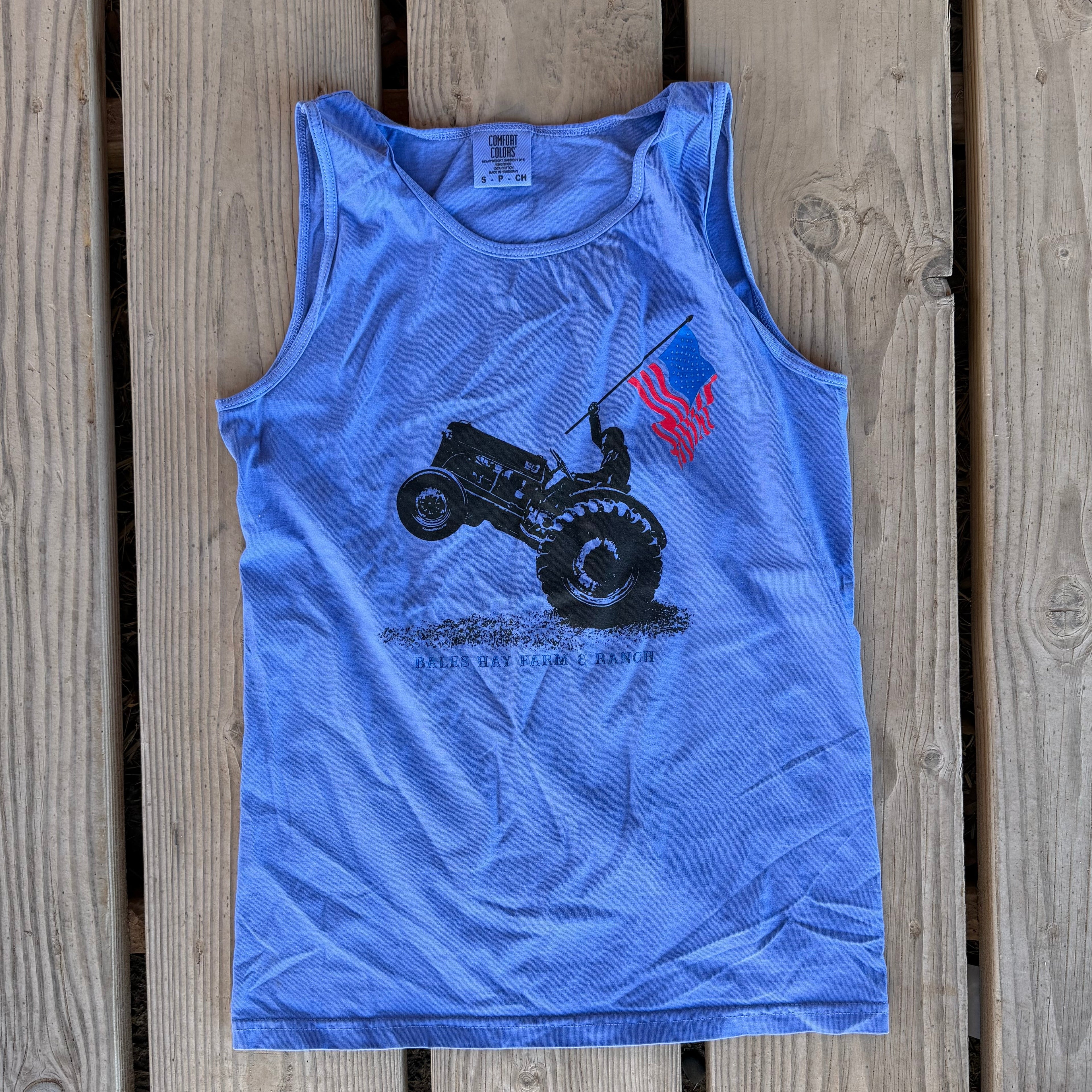 Raise the Flag – Buckin' Tactor - Tank Top