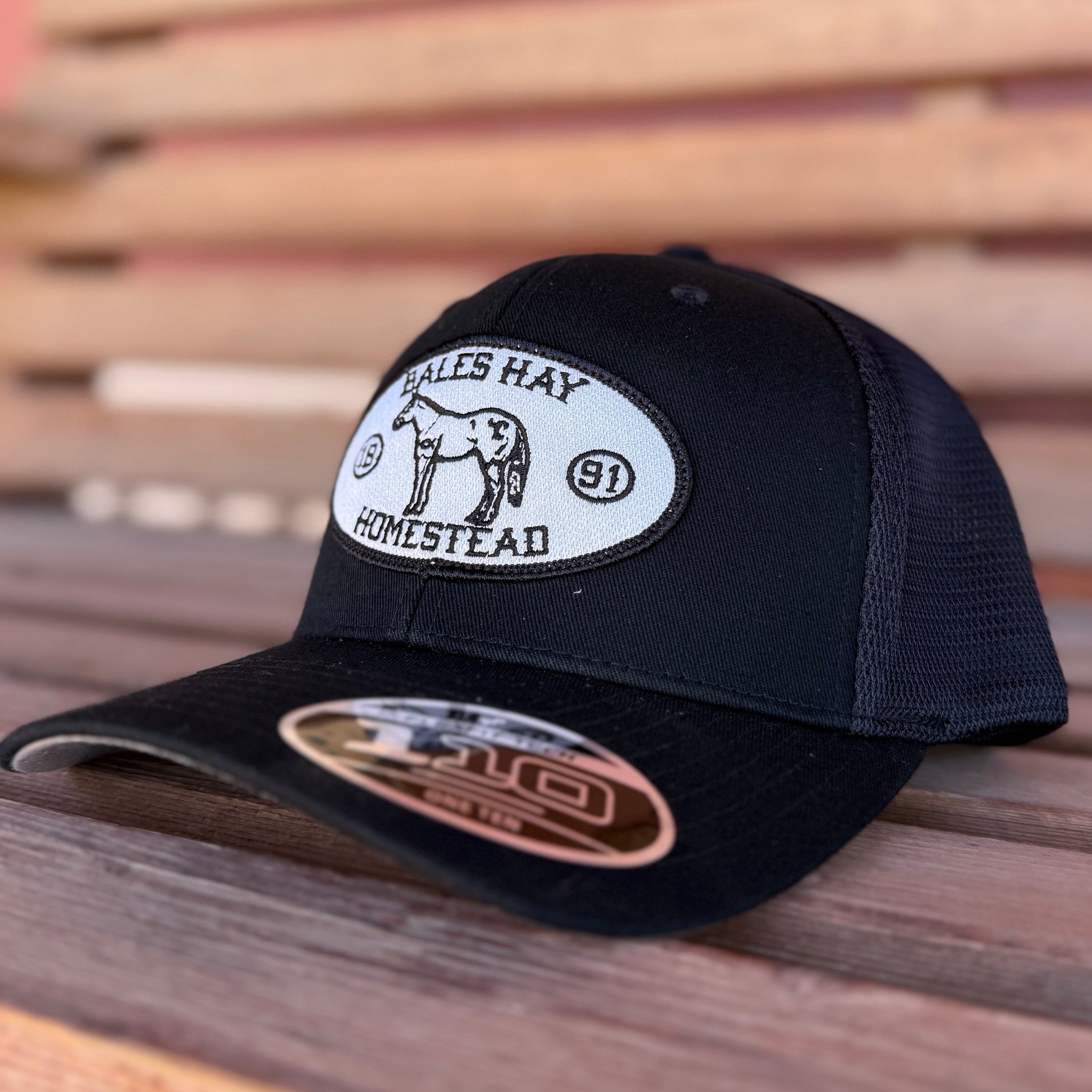 Homestead Oval Horse Patch Trucker Hat - MULTIPLE COLORS