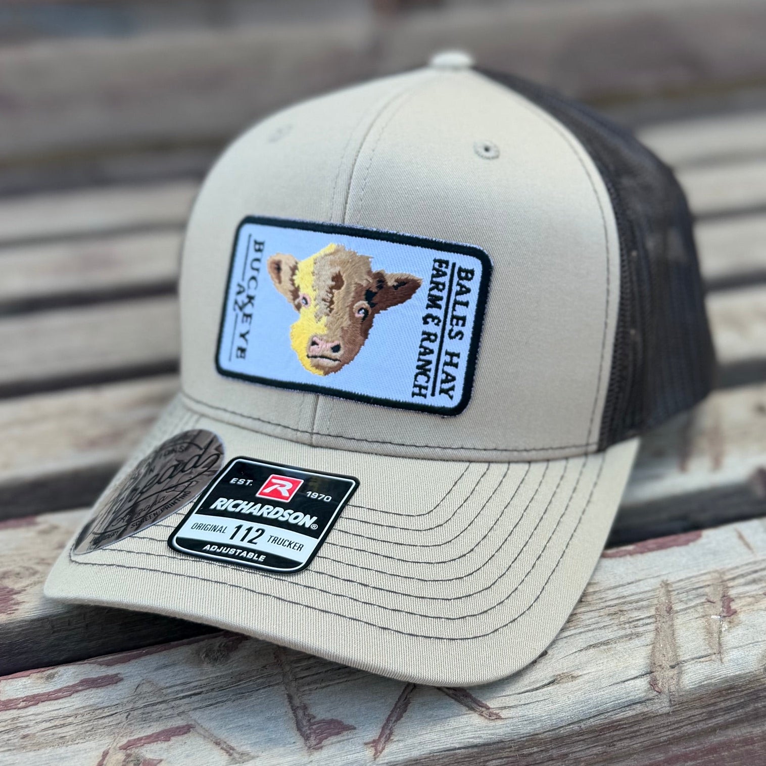 Bales Hay Baby Calf Patch Hat [Multiple Colors]