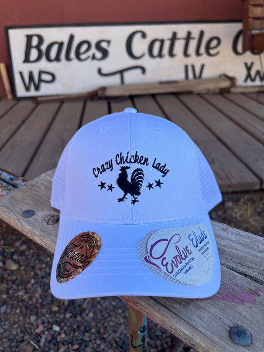 Crazy Chicken Lady Hat