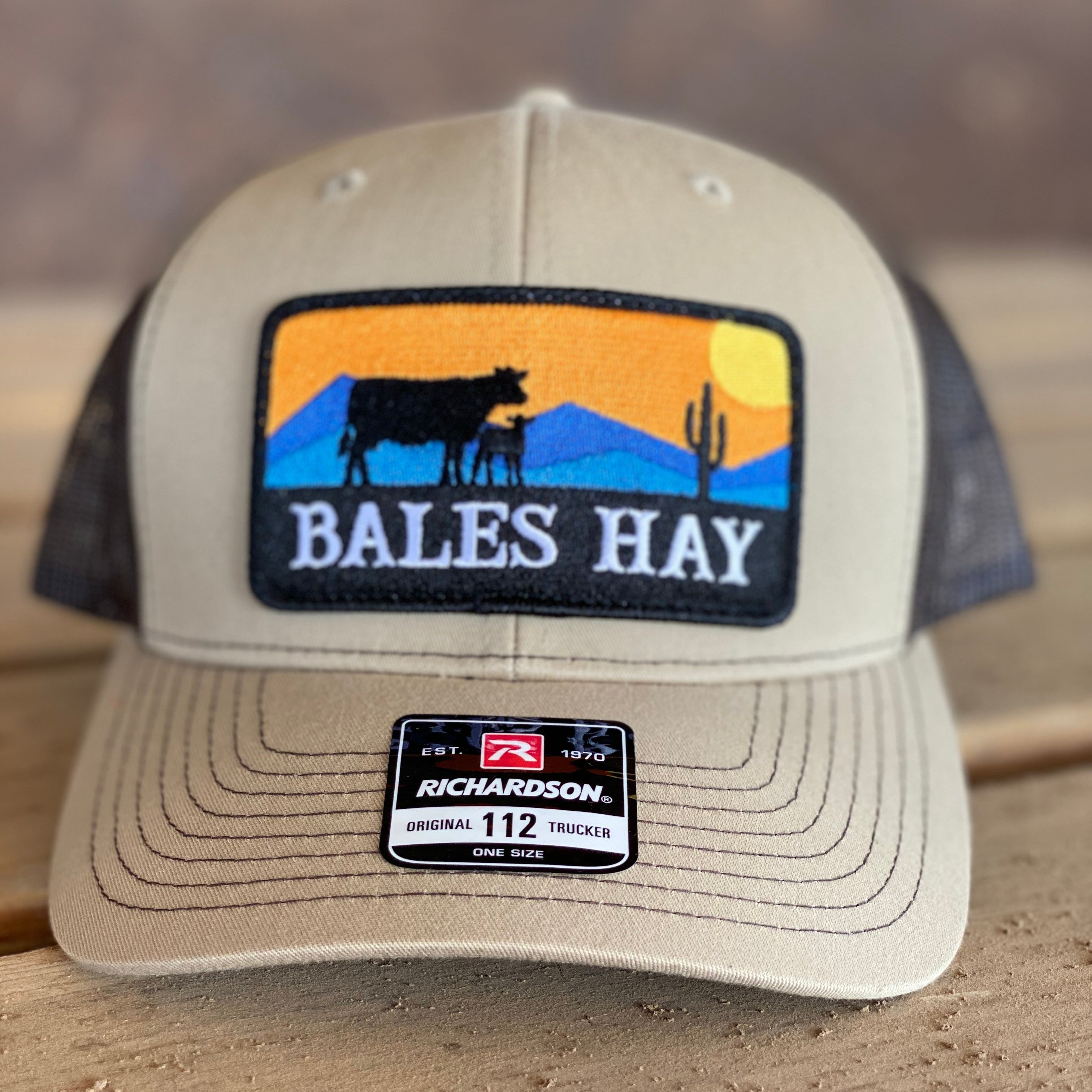 Pre Order: Bales Hay Sunset Patch Cow/Calf Trucker Hat [ 5 Colors ]