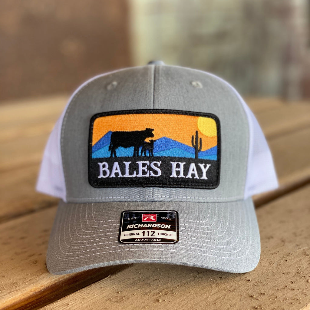 Pre Order: Bales Hay Sunset Patch Cow/Calf Trucker Hat [ 5 Colors ]