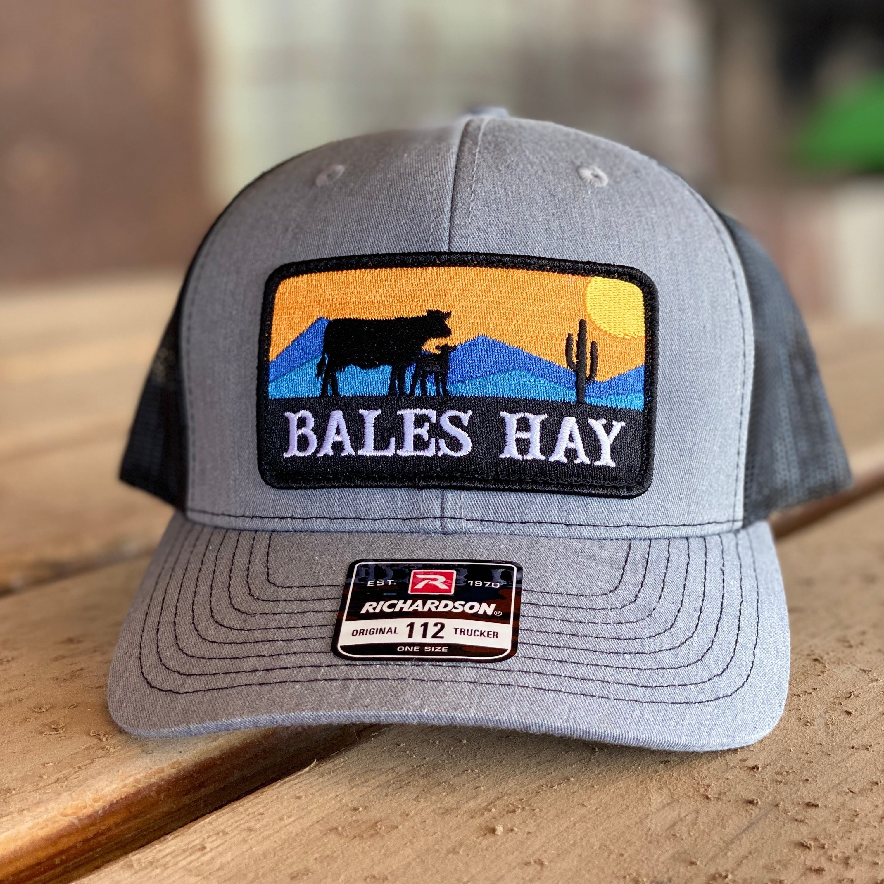 Pre Order: Bales Hay Sunset Patch Cow/Calf Trucker Hat [ 5 Colors ]