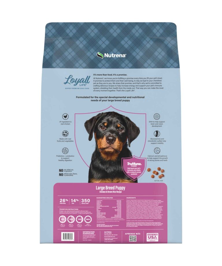 Loyalife - Puppy Large Breed Chicken & Brown Rice 40#