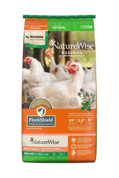 Nutrena - Nature Wise Meat Bird 22% Crumble - 40#