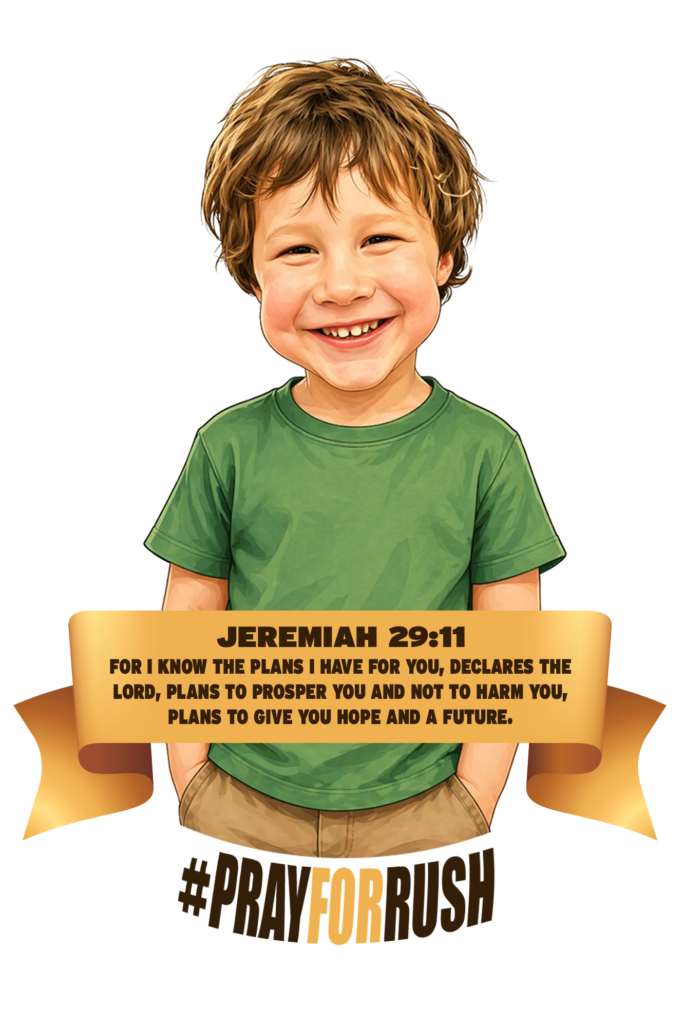 Pray for Rush Sticker & Magnet