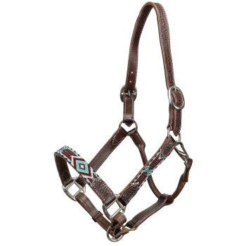 Halter - Showman Navajo Bead Leather