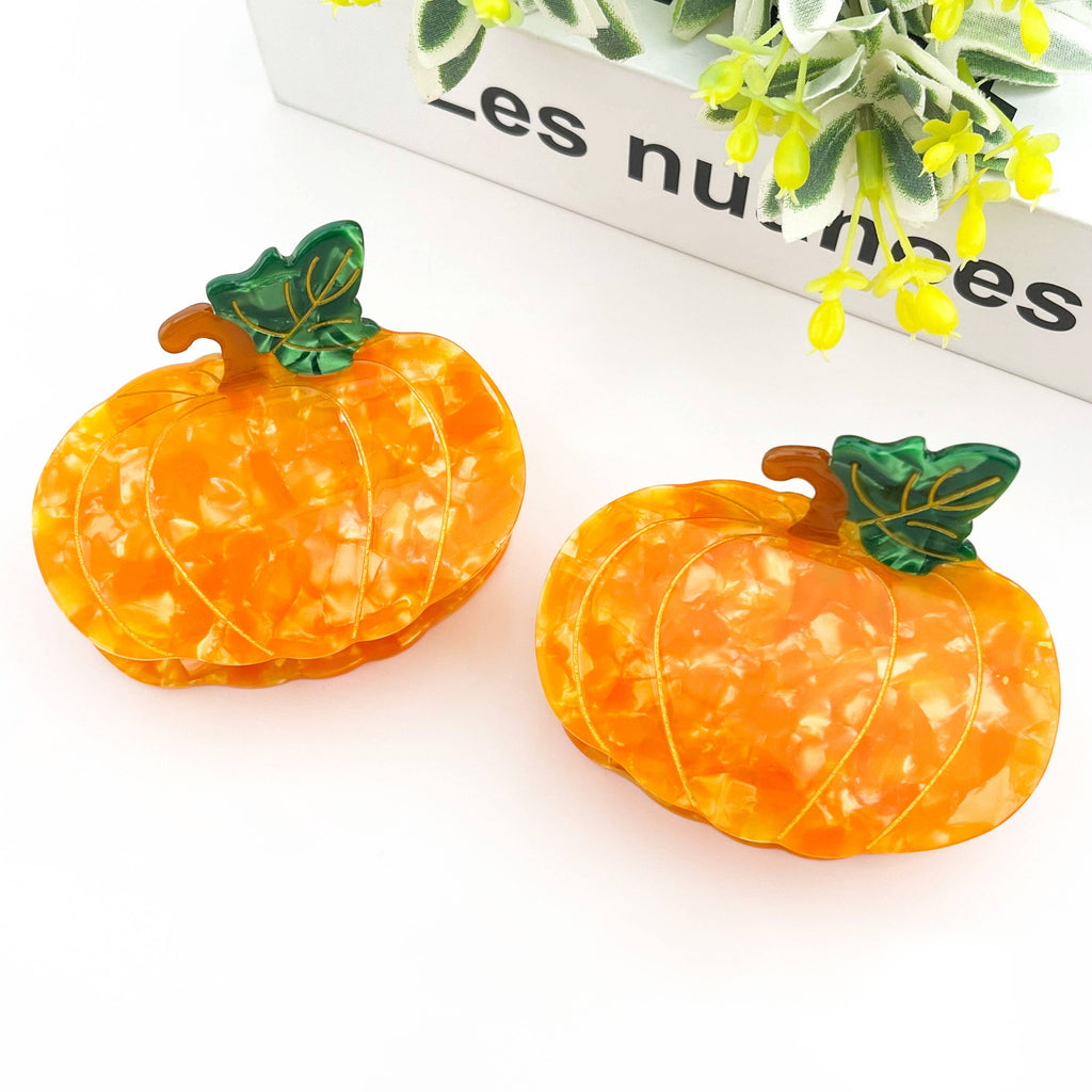 Pumpkin Claw Clip