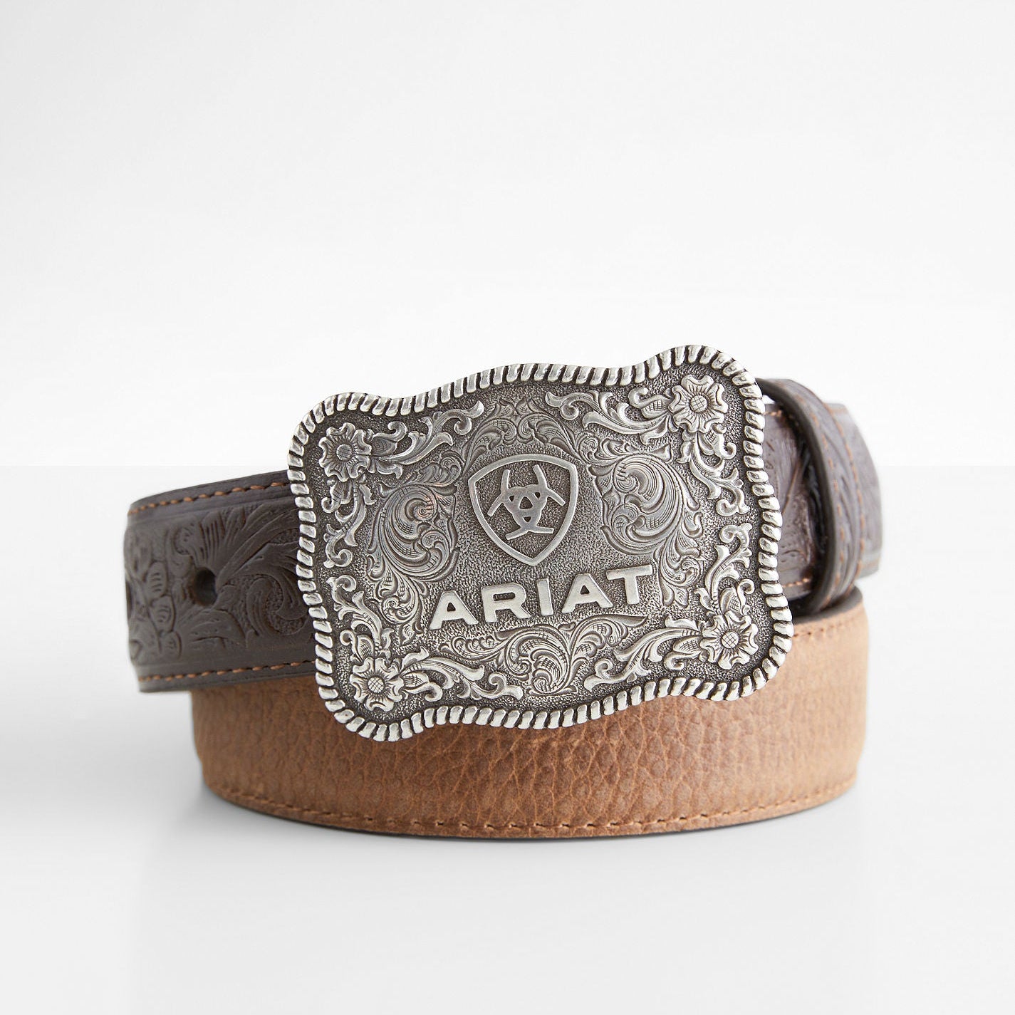 Ariat Boy's Distressed Hand Tooled Belt