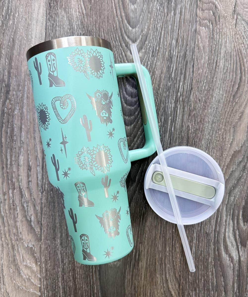 WESTERN STAINLESS STEEL TUMBLERS CUP 40oz