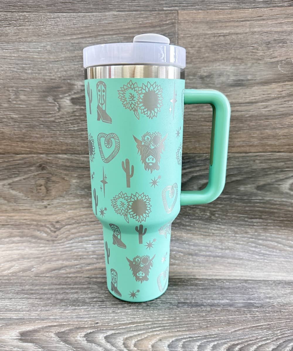 WESTERN STAINLESS STEEL TUMBLERS CUP 40oz