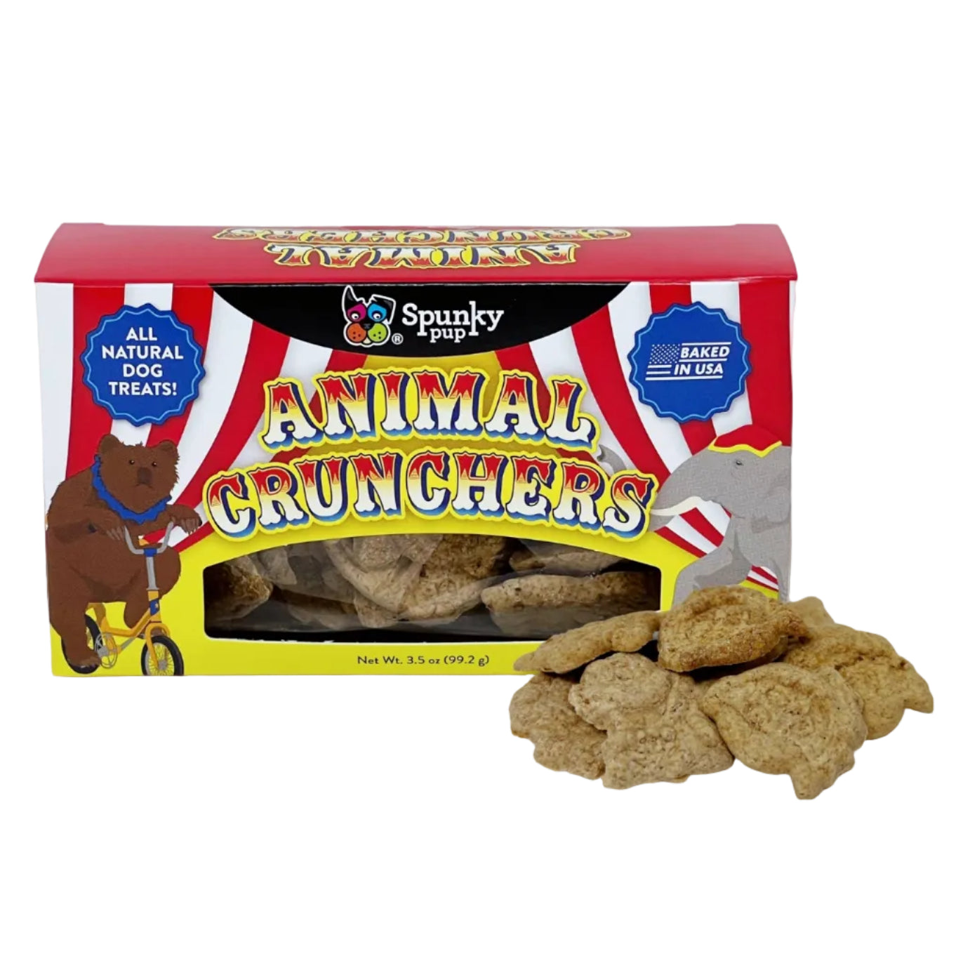 Spunky Pup - Animal Crunchers Dog Treats - Small - 6150