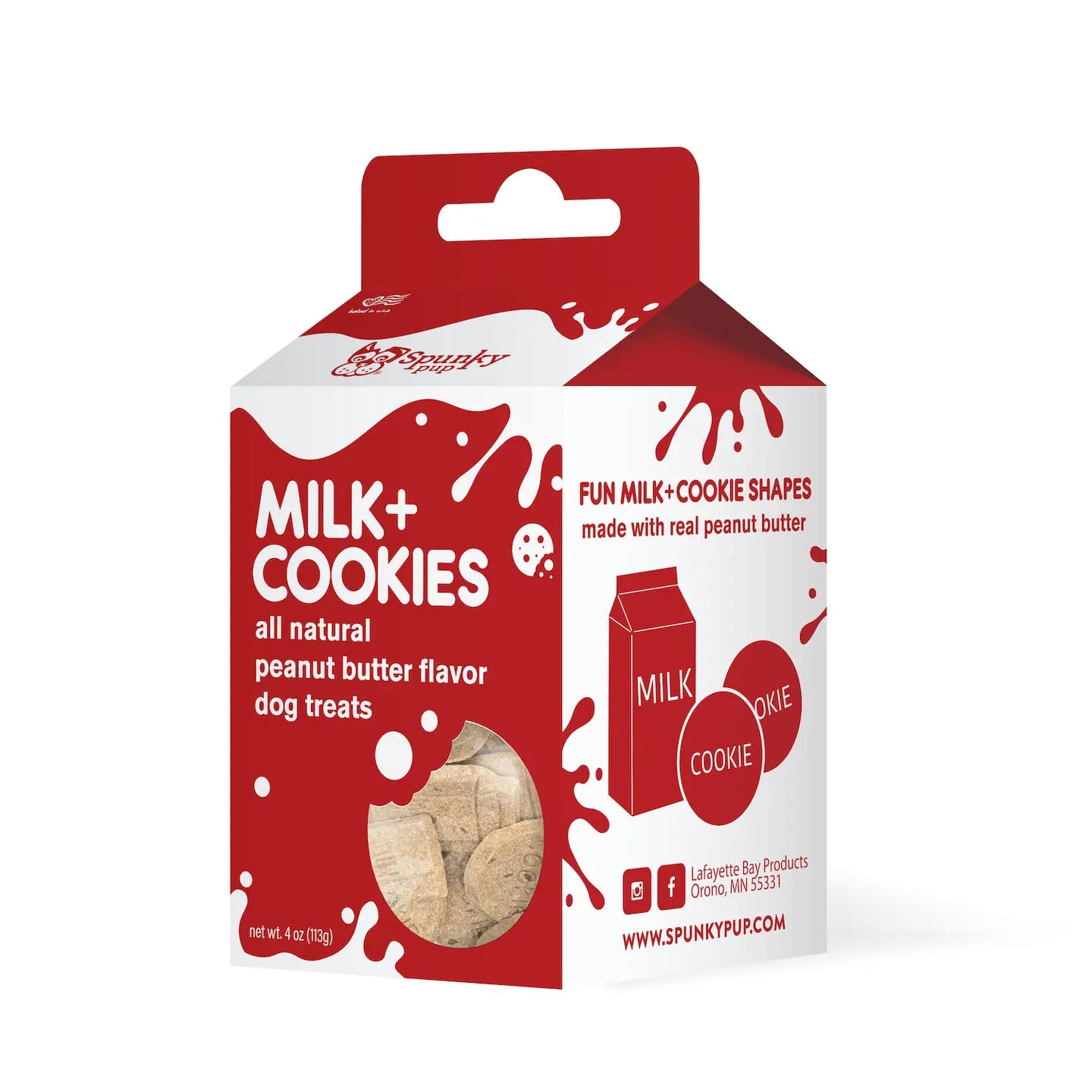 Spunky Pup - Milk & Cookies Dog Treats - 6482